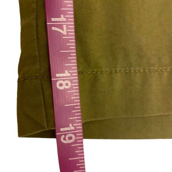 Eddie‎ Bauer Army Green Cargo Trail Flat Front Shorts Size 18 - Picture 16 of 16
